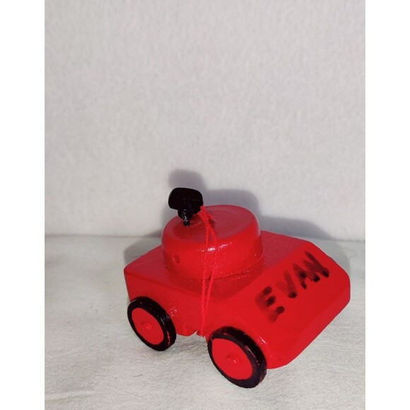 Vintage Christmas Ornament Lot BBQ Grill, Lawn Mower, Garage Sale Sign Pre Owned - Picture 6 of 16